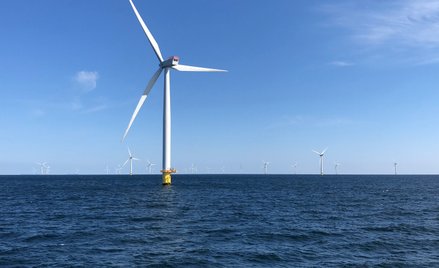 Polska dopiero przygotowuje budowę morskich farm wiatrowych. Dania już je ma. Na zdjęciu farma Anhol