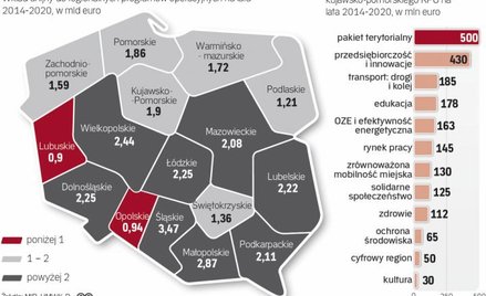 Najwięcej pieniędzy poprzez program regionalny rozdzielą władze Śląska