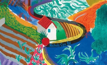 Fot: fragment „Nichols Canyon” Davida Hockneya/ Phillips