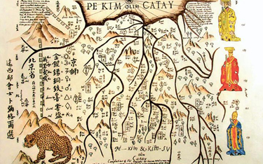 Mapa Pekinu i okolic z „Atlasu Chin” Michała Boyma