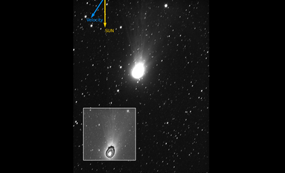 Zdjęcie komety opublikowane przez ESA