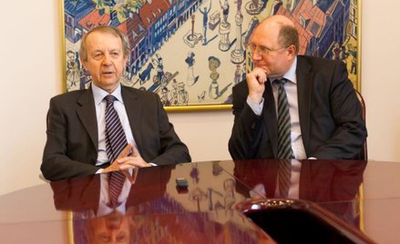 Na zdjęciu od lewej: prof. Stanisław Sołtysiński i Rudolf Ostrihansky