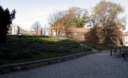 Mury poznańskiego zamku