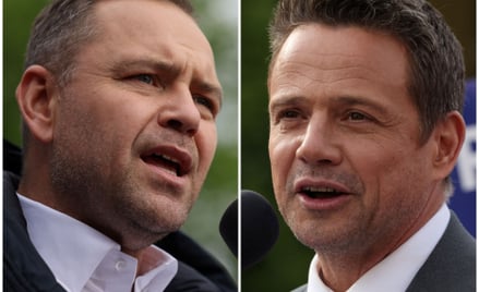 Od lewej: Karol Nawrocki, Rafał Trzaskowski