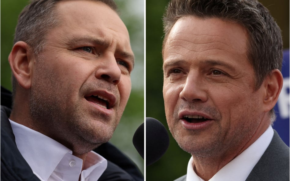 Od lewej: Karol Nawrocki, Rafał Trzaskowski