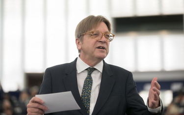 Verhofstadt: Będę na czarnej liście Kaczyńskiego