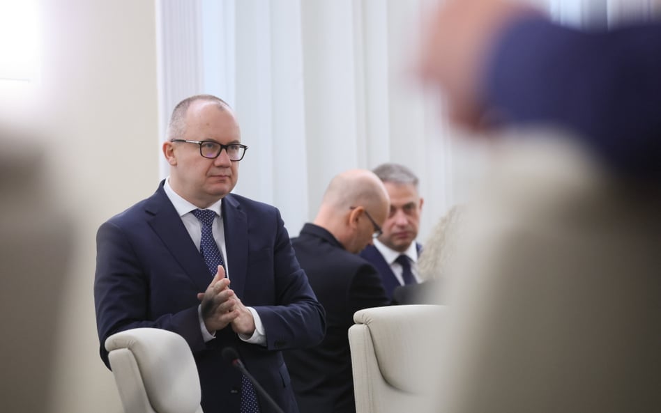 Minister sprawiedliwości Adam Bodnar przed posiedzeniem rządu