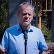 Premier Donald Tusk wystąpił na konferencji dla dziennikarzy przed wizytą w fabryce broni