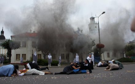 Widowisko nalot bombowy na Mławę
