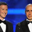 Fundatorzy Mark Zuckerberg i Jurij Milner podczas gali wręczania nagród zrealizowanej z hollywoodzki