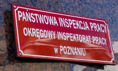 Państwowa Inspekcja Pracy szyld