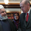 Prezydenci Iranu i Turcji - Hasan Rouhani i Recep Tayyip Erdogan