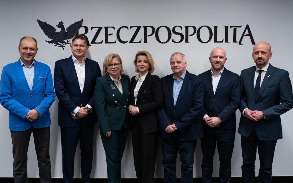 W debacie uczestniczyli (od lewej): Konrad Nowakowski, prezes Polskiej Izby Odzysku i Recyklingu Opa