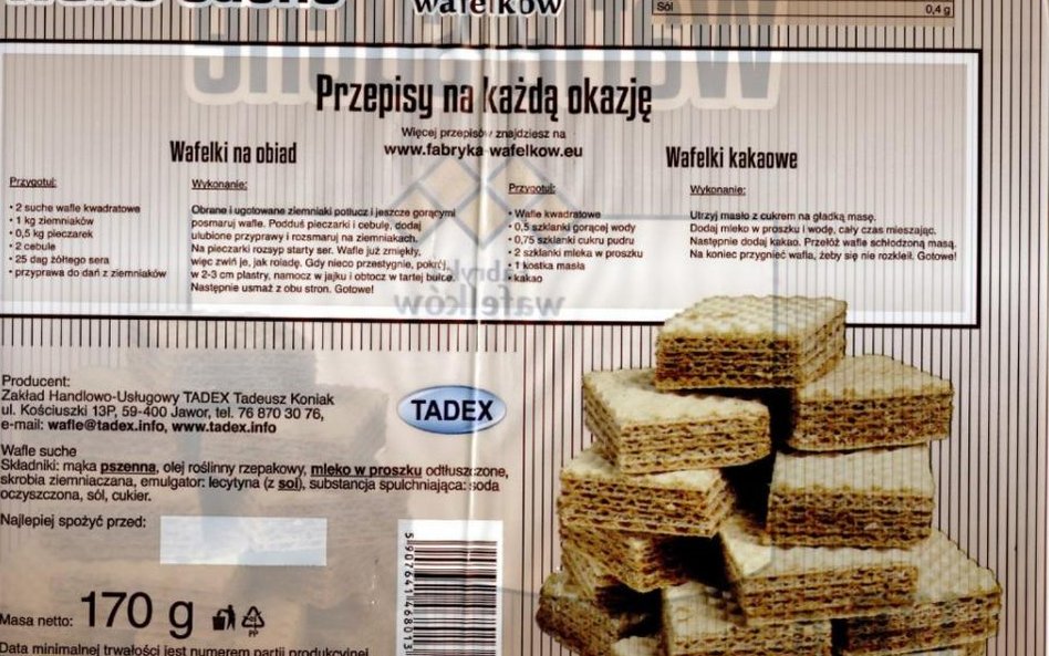 Inspekcja Sanitarna ostrzega przed waflami z salmonellą