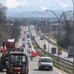 Protest rolników na Zakopiance. Nowy Targ, 20.03.2024.