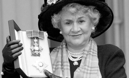 Brytyjska aktorka Joan Plowright, fotografia z 2004 r.