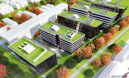 Wizualizacja Gremi Business Park.