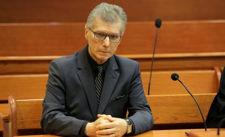 Czesław Małkowski na sali Sądu Okręgowego w Olsztynie