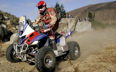 Wylicytowana kwota: 150 000 zł. Quad pierwszego polskiego kierowcy, który wygrał Rajd Dakar. Quad Ya
