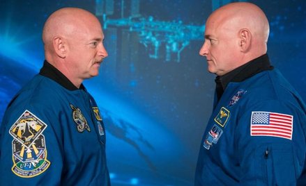 Bracia astronauci: Scott (po prawej) i Mark, jego bliźniak
