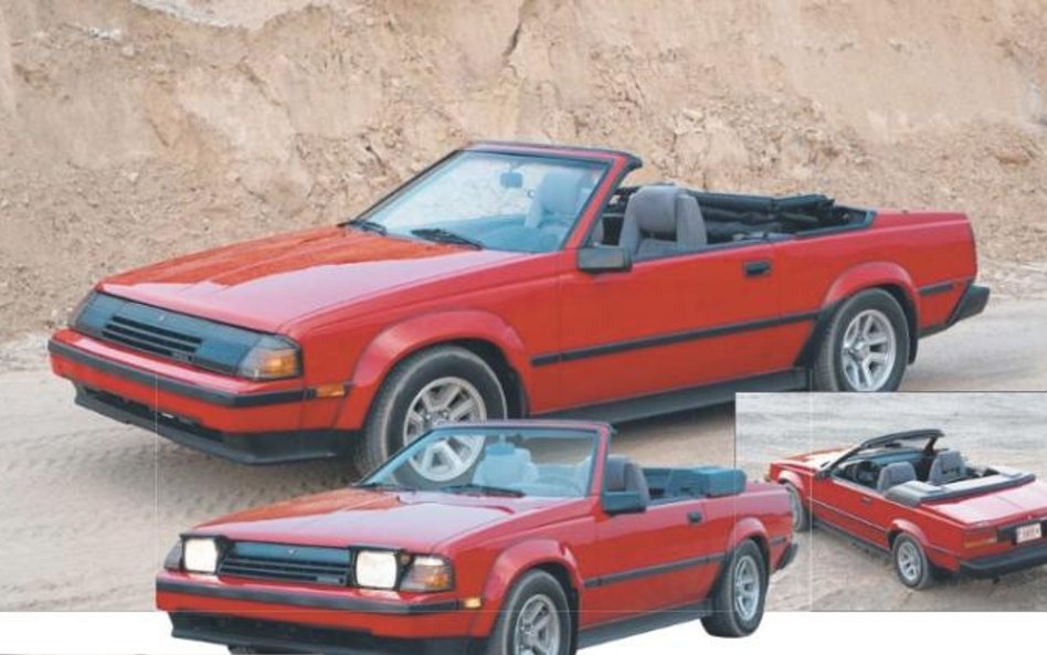 Toyota Celica GT-S ASC Convertible – kwintesencja stylu lat 80. Elementem tamtej mody są m.in. otwie