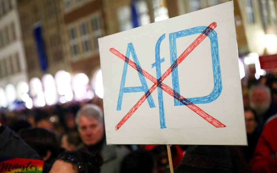 Masowe protesty przeciwko AfD trwają w Niemczech od początku roku