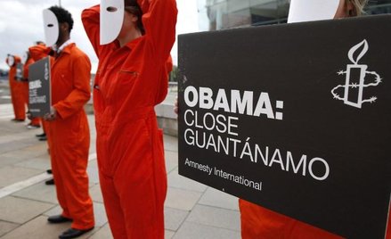 Protest w sprawie zamknięcia więzienia Guantanamo
