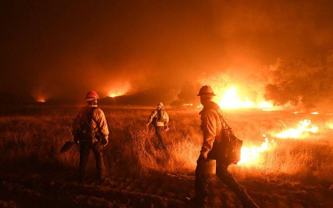 Santa Barbara zagrożona przez ogień