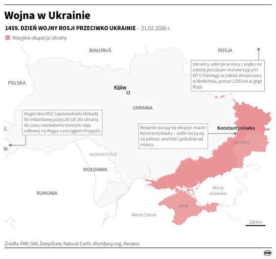 Tak wyglądała sytuacja na froncie w 1459 dniu wojny