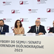 Konferencja prasowej Państwowej Komisji Wyborczej