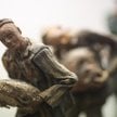 Wystawa makiet, przedstawiających życie więźniów obozów koncentracyjnych, w Muzeum Armii Krajowej w 