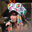 Bjork na jednym z koncertów w Reykjaviku