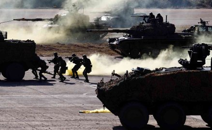 Ćwiczenia żołnierzy tajwańskiej armii