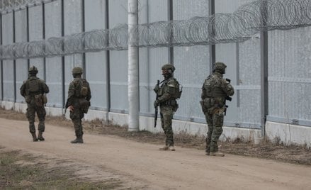 Żołnierze na granicy państwowej Polski z Białorusią (fot. ilustracyjna)