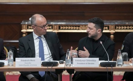 Kanclerz Niemiec Friedrich Merz i prezydent Ukrainy Wołodymyr Zełenski