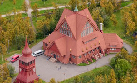 Budowę kościóła ewangelickiego w Kirunie ukończono w 1912 roku.