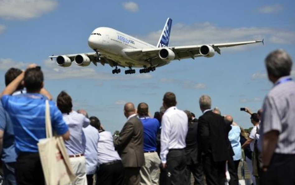 Airbus 380-800 prezentowany był podczas niedawnego salonu lotniczego w Farnborough