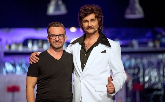 Michał Siegoczyński i Mariusz Ostrowski