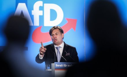 Maximilian Krah, poseł do Parlamentu Europejskiego z ramienia AfD. Jego asystent miał przekazywać in