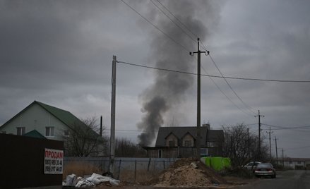 Hostomel (obwód kijowski), gdzie doszło do ataku wojsk rosyjskich
