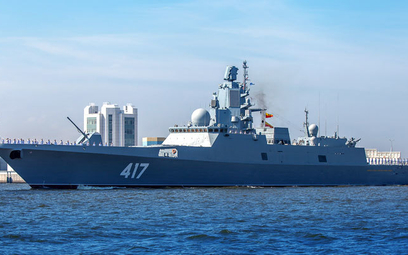 Najnowsza rosyjska fregata „Admirał Gorszkow”. Fot. Shutterstock