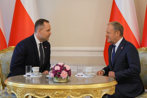 W czwartek w południe w Pałacu Prezydenckim rozpoczęło się spotkanie prezydenta Karola Nawrockiego z