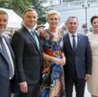 Minister rolnictwa (pierwszy z lewej) wystąpił podczas Dożynek Prezydenckich