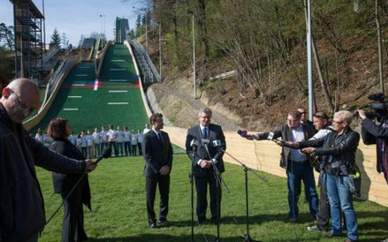Bronisław Komorowski odwiedził Wisłę i Adama Małysza