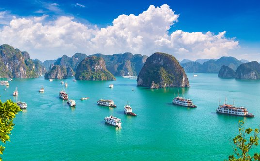 Zatoka Ha Long w północnym Wietnamie.