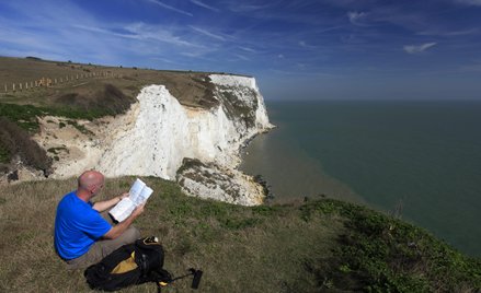 Zbudowane z kredy klify są jednąznajwiększych atrakcji hrabstwa Kent