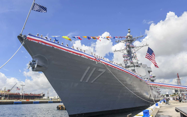 Uroczystość wcielenia do służby niszczyciela rakietowego USS Paul Ignatius. Fot./Lockheed Martin lub