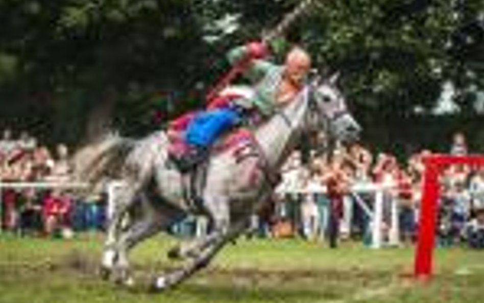 Oleg Iurchyshyn, dowódca Ukrainian Cossacks Stunt Team. Fot. Szymon Zdziebło