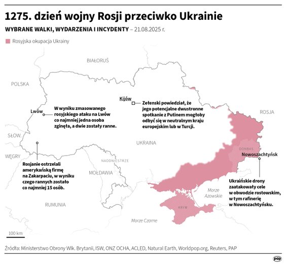 Tak wyglądała sytuacja na froncie w 1275 dniu wojny