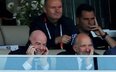 Prezydent FIFA Gianni Infantino i sekretarz handlu USA Howard Lutnick